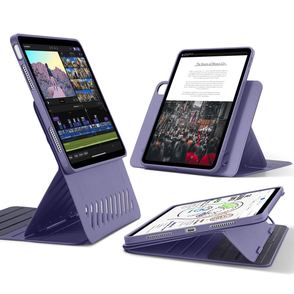 Esr For Ipad Air 11 Inch Case (2025) M3/M2, Ipad Air 7Th/6Th/5Th/4Th Gen Case (2024/2022/2020) 10.9 Inch, Removable Magnetic Cover, Adjustable Portrai 4894240174869