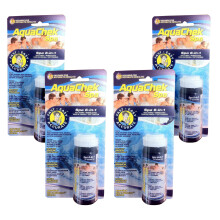 Aquachek 552244-04 Spa 6-in-1 Swimming Pool Test Strips 4-Pack 200 Strips