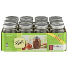 12 Ball Mason Jar mit Deckel    normale   ffnung    16 oz von Jarden (12er-Pack)