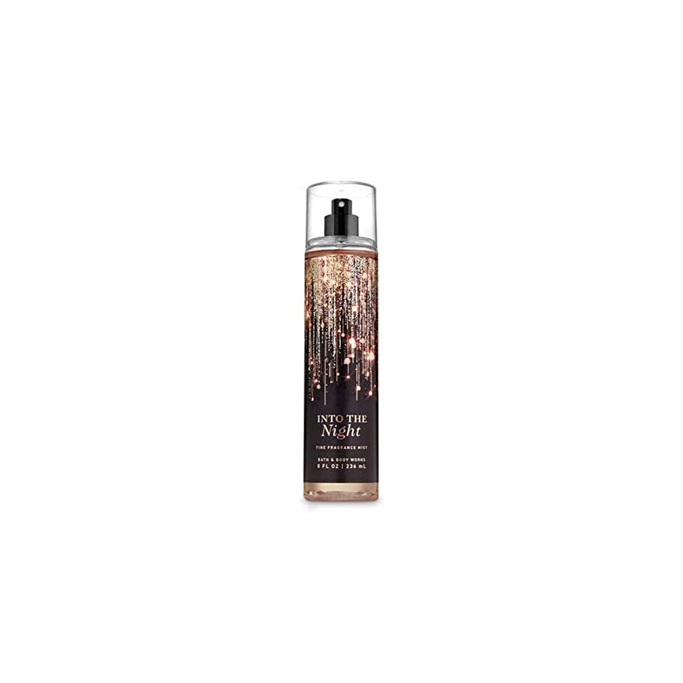 Bath and Body Works INTO THE NIgHT Fine Fragrance Mist 8 Fluid Ounce (2019 Limited Edition)