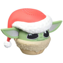 Bitty Boomers Star Wars The Mandalorian: Grogu with Santa Hat - Mini Bluetooth Speaker