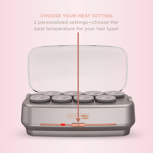 CONAIR INFINITIPRO Hot Roller Set with Ionic Generator  Eight 2-inch Jumbo Rollers plus Eight 2-prong clips 2