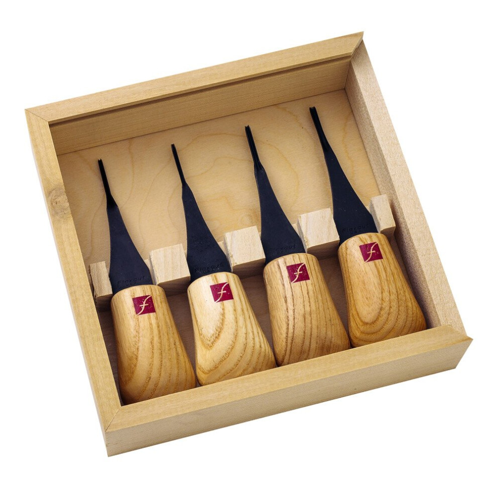 Flexcut Carving Tools  Micro Palm Craving Set  Set of 4 (FR804)