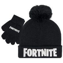 Fortnite pojkar vinter beanie hatt och snöhandskar för pojkar 2 stycke uppsättning