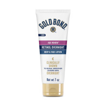 Gold Bond Age Renew Retinol Overnight Body & Face Lotion met retinol en peptidecomplex voor de droge huid, 7 oz.