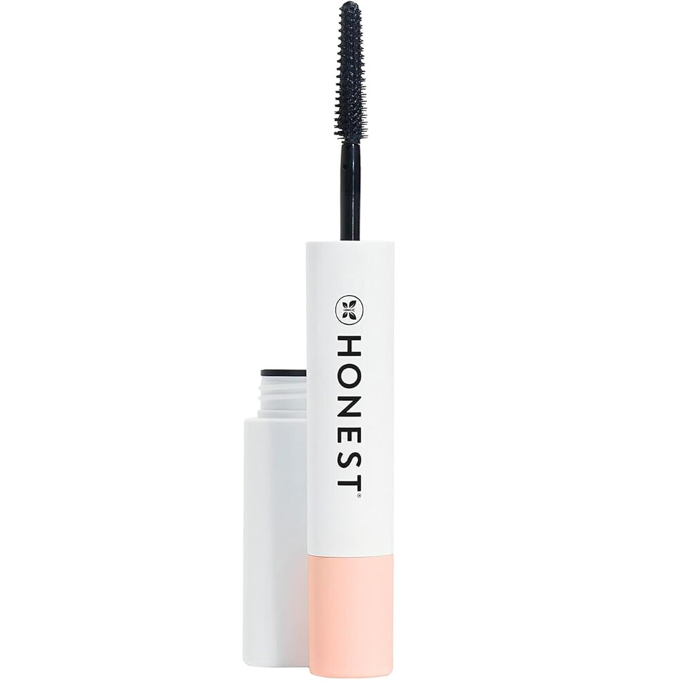 Honest Beauty 2-in-1 Extreme Length Clean Mascara + Lash Primer | Lengthening + Volumizing | EWG Verified + Cruelty Free | Black  .27 fl oz