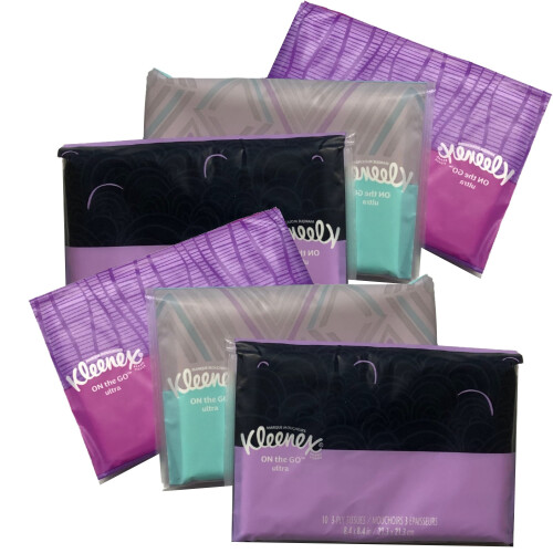 Kleenex ???t?f??? 3 Pk Slim Pack ???e??? p??t?f????? (2 pa??t?) = 60 ?a?t?  ??t??a - p?? ??  ?? e  f???s? o