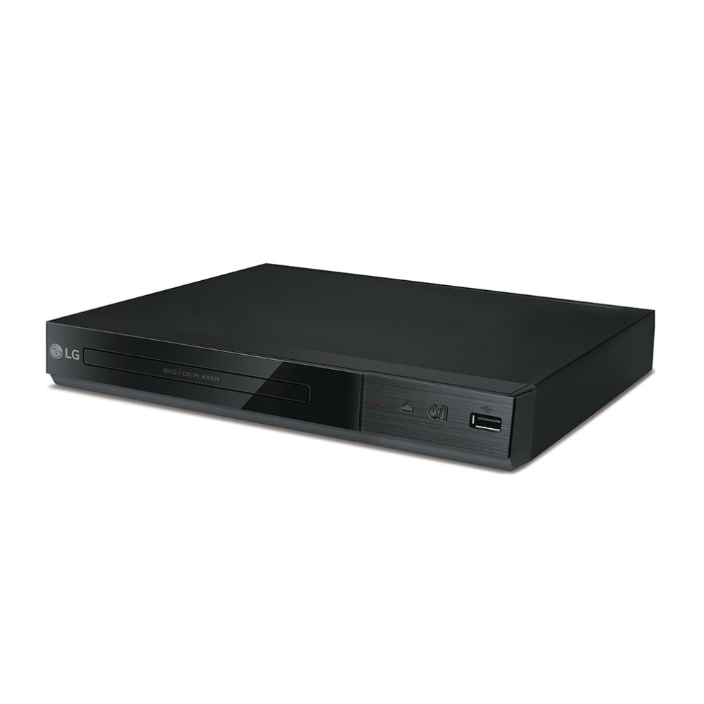 LG DP132H DVD Player Full HD Upscaling  Traditional DVD Playback  USB Playback  HDMI Out  USB Direct Recording  with Remote Control - Black-image-OPC-PFMV2DK-NEW