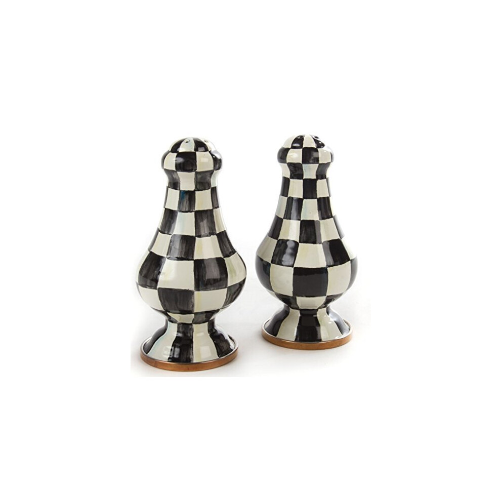 MACKENZIE-CHILDS Enamel Salt and Pepper Shakers, Kitchen Table Spice S