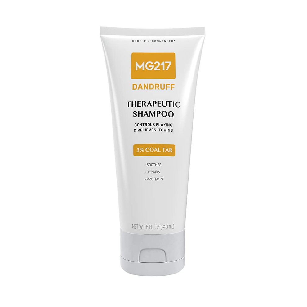 MG217 Dandruff 3% Coal Tar Dandruff Shampoo, Controls Flaking & Reliev
