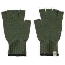 Minus33 Merinowolle-Fingerloses Handschuhfutter, Olivgr  n, Gr    e M