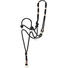 Cabestro Mustang Be Good Control de cuerda de poli ster negro