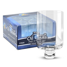 Ner Mitzvah Chanukka Menorah   lglasbecher - Glas-  leinsatzbecher f  r Menorahs - Nr. 11 (9er-Pack)