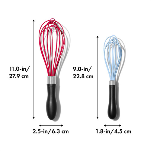 OXO OXO Good Grips 2-teiliges Silikon Schneebesen Set 1
