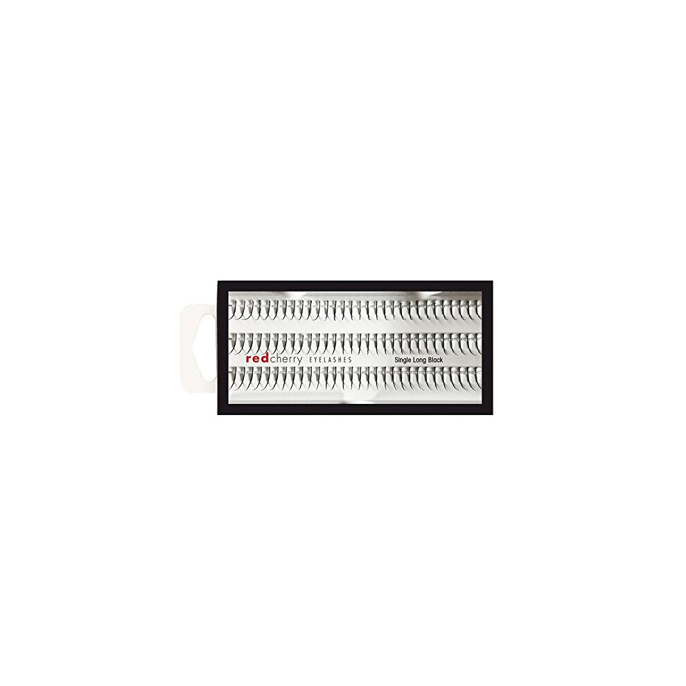 Red Cherry Single Long Individual Lashes  Black (Pack of 6)
