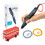 ScRIB3D Advanced 3D Pen SCRIB_PEN_ADV - Adjustable Temp & Speed, Large LCD, Ergonomic, Includes 20 ft Filament, 2 PLA Colors, Stencil Guide 1