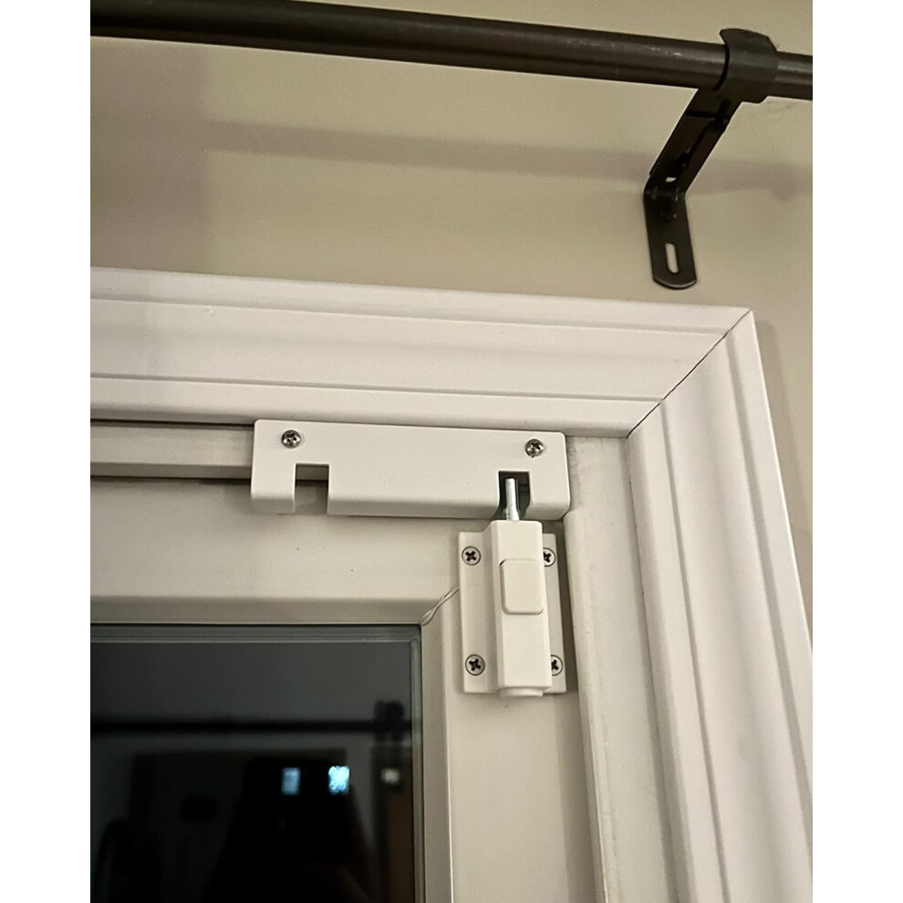 SDGINA Sliding Door Security Lock - Sliding Patio Door Lock for Glass Doors  Child Safety Foot Locks