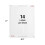 Staples Staples 479878 Etiquetas de endere  o a laser/jato de tinta 1 1/3 polegada x 4 polegadas brancas 1 3