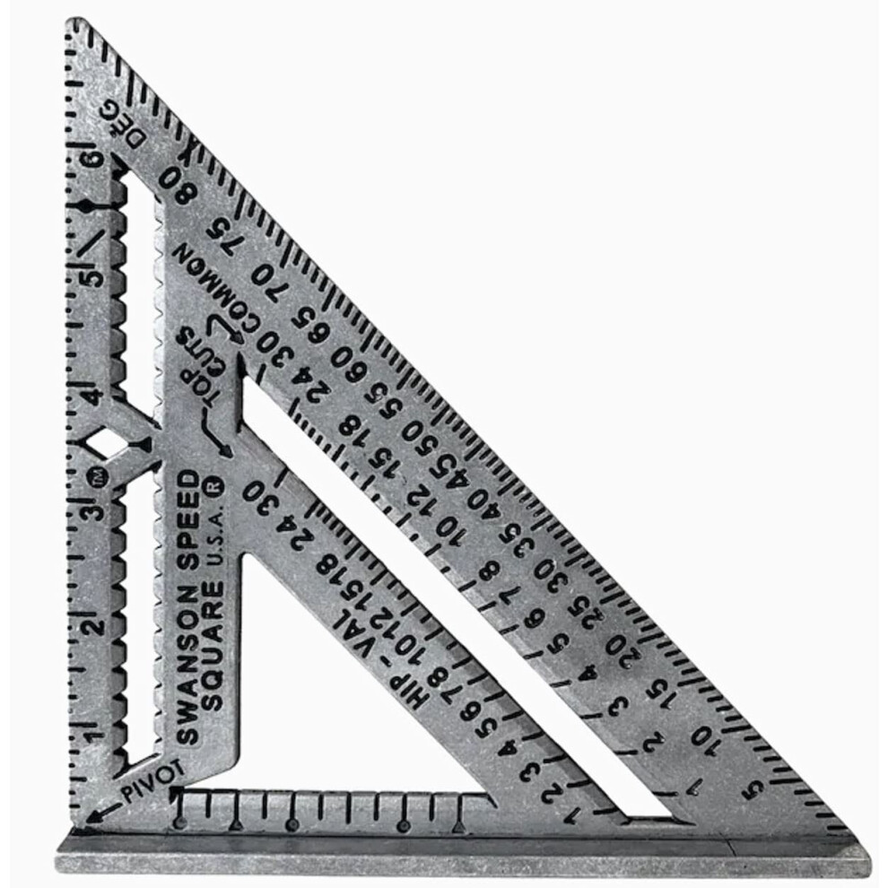 Swanson Tool Co S0100 Pro Carpenters Construction Aluminium Speed Squa
