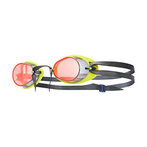 TYR TYR Socket Rockets 2.0 Mirrored Goggles, Red Fluorescent Yellow, One S 2