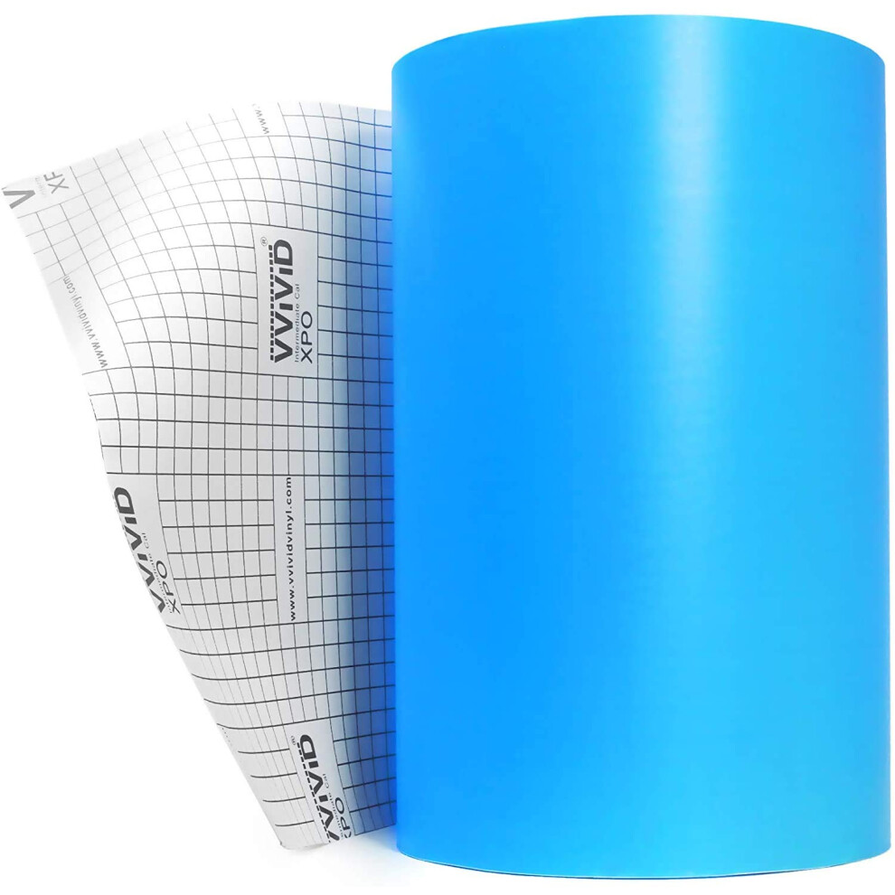 VViViD Blue Stencil Vinyl Masking Film with Anti-Bleed Technology 12in
