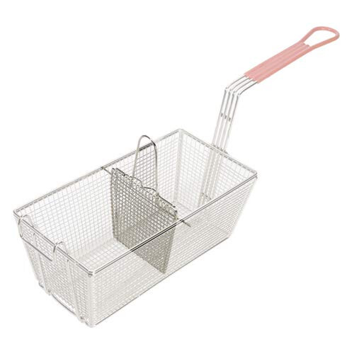 Winco FB-DIV Divizor pentru coș de prăjit FB-10/FB-25/FB-30 - cu două compartimente, sârmă de oțel cromat 2