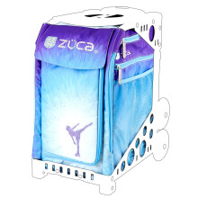 ZUCA "Ice Dreamz" Schwarze Sporttasche mit Rollkoffer
