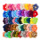 Simnice 60 Couleurs Élastiques Large Scrunchies Satinés pour Cheveux Accessoires 1