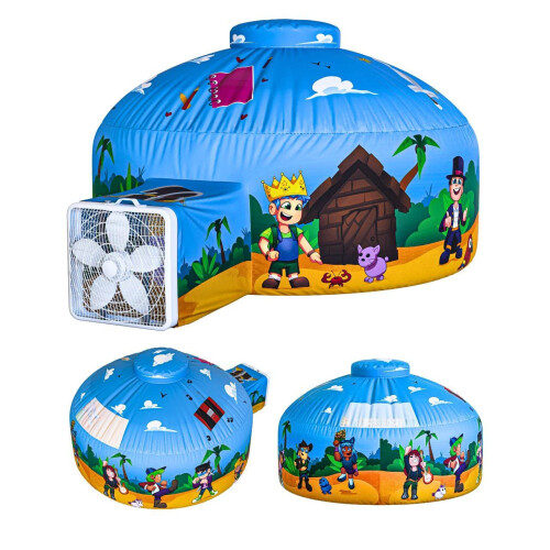 Skywin Air Tent Playhouse para crian  as - 77x50 polegadas infl  veis ??infl  veis ??tendas