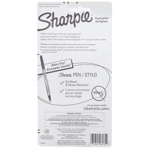Sharpie SHARPIE SAN28175PP - Sharpie Retractable Highlighters 1