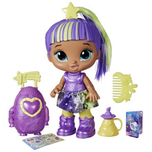 Baby Alive Star Besties Lovely Luna: 8-tums docka med rymdtema och Take-Along-tillbehör för barn 3 år och uppåt
