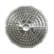 Louis Tellier Replacement Grid Grill Plate Tinned for S3 5 Qt. Mouli Mill Coarse (4.0mm Holes)