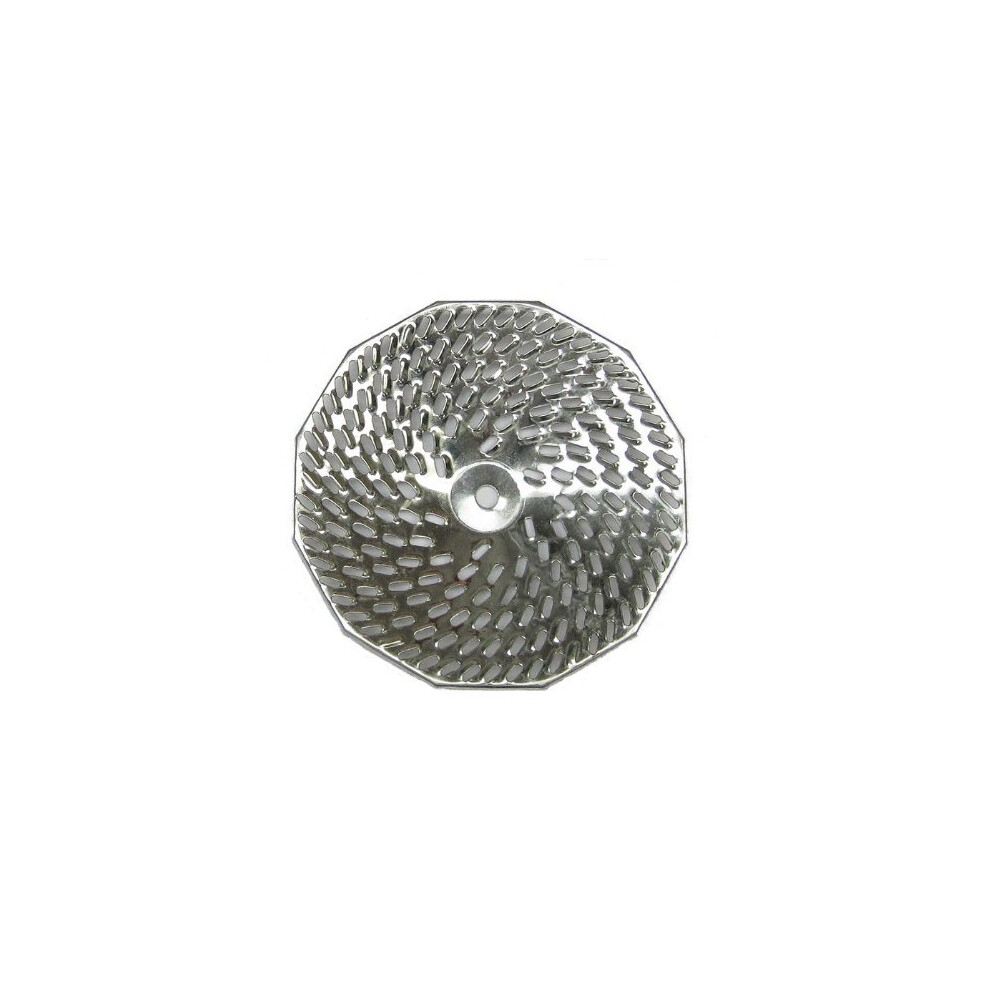 Louis Tellier Replacement Grid Grill Plate  Tinned  for S3 5 Qt. Mouli Mill Coarse (4.0mm Holes)