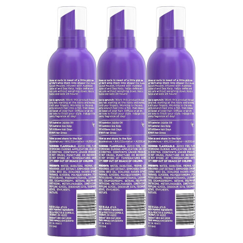 Aussie Sprunch Hair Mousse Plus Leave-In Conditioner, 6.8 oz 1
