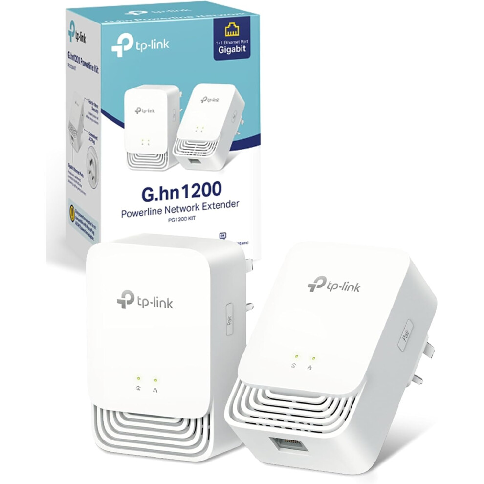 Tp-Link Pg1200 Kit G.hn 1200 Mbps Powerline Adapter Kit, 1+1