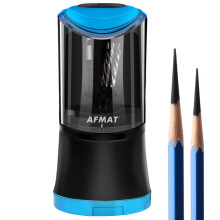 AFMAT K  nstler-Bleistiftspitzer, Kohle-Bleistiftspitzer, Bleistiftspitzer mit langer Spitze, Kunst-Bleistiftspitzer f  r 6  9,6 mm gro  e Bleistifte