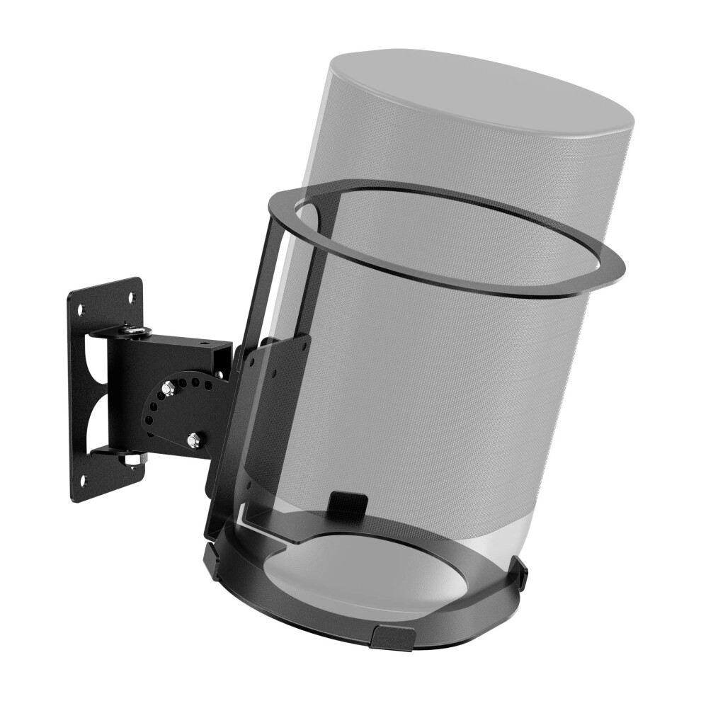 Tilt & Swivel Adjustable Sonos Move Wall Mount - Heavy-Duty Metal Bracket With Charging Base, Space-Saving, B08v4mt3ft 6422241252712