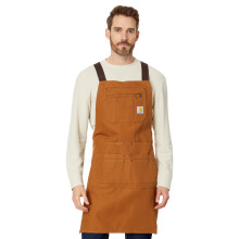 Carhartt mens Firm Duck Apron Belt, Carhartt Brown, OFA US