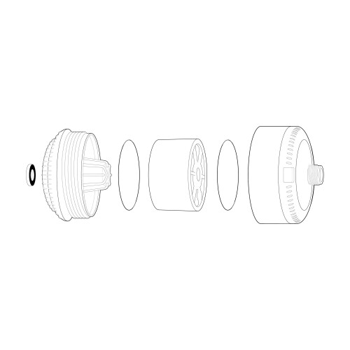 Sprite Industries SL2-CM Slim-Line 2 Universal-Duschfilter, 0,7 kg, Chrom 2