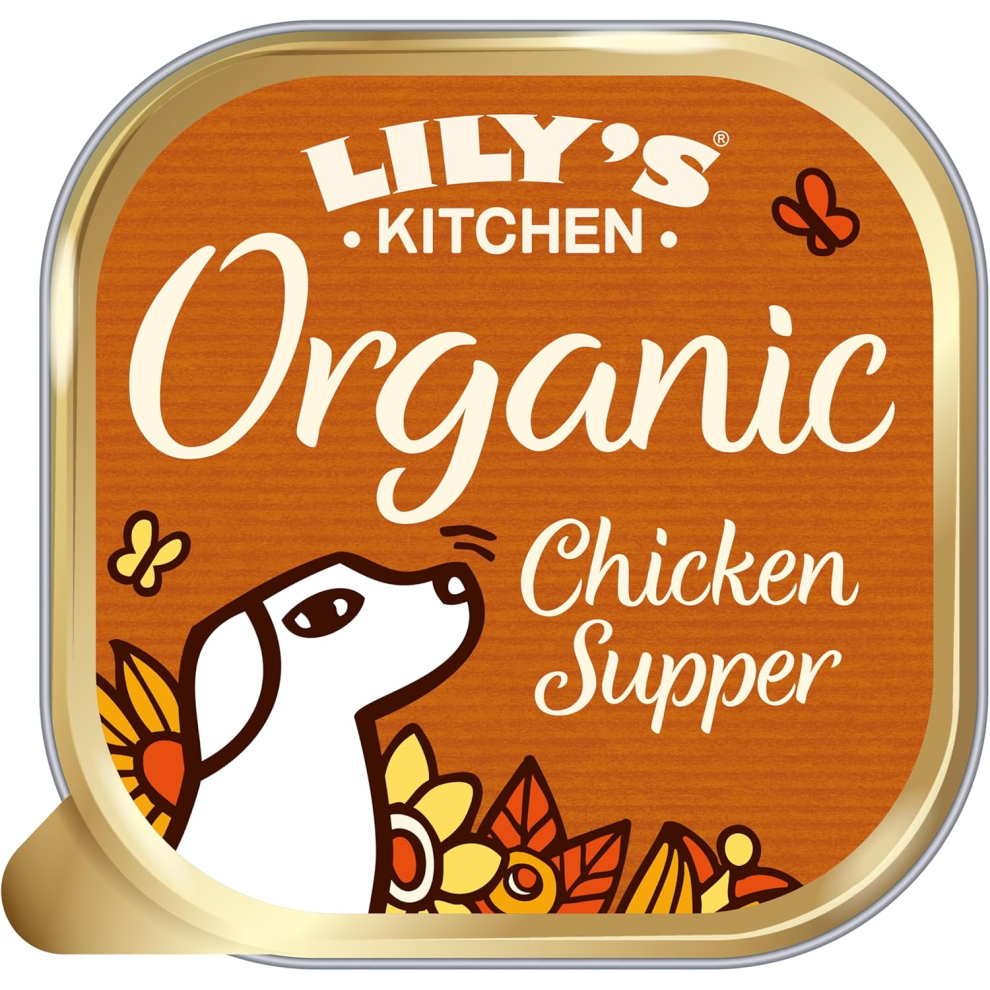 Lily's Kitchen Made with Natural Ingredients Adult Wet Dog Food Tray Chicken Organic 11 x 150g