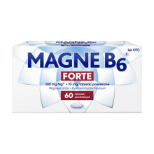 Magne B6 Forte 100mg + 10mg Magnesium Deficiency 60 Tablets SANOFI