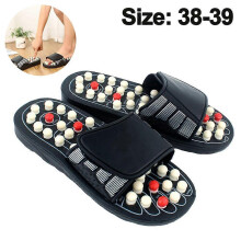 (As show, One size) Acupressure Foot Massager Slippers, Reflexology Shoes for Stress Relief, Promote Blood Circulation, Comfortable Sandals for Men and Women