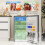 Homcom HOMCOM 91L Freestanding Under Counter Fridge Silver Tone 4