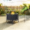Outsunny Outsunny Portable Fire Pit, 58 cm Round Firepit with Grill Grate, Black 3
