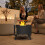 Outsunny Outsunny Portable Fire Pit, 58 cm Round Firepit with Grill Grate, Black 1