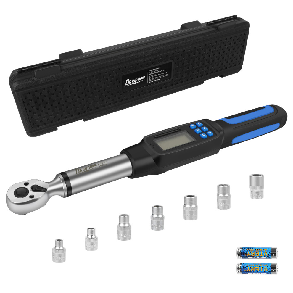 Ital Torque Wrench 3/8-Inch 3-60Nm Adapters For Automotive/Bicycle Repair And Diy Projects 6901489039731