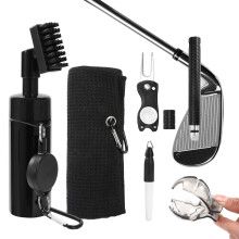 6Pcs Golf Accessories Kit Golf Club Cleaner Set & Water Spray Bottle