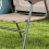 Outsunny Outsunny Folding Chairs Set, Breathable Mesh Fabric Seat, Mixed Brown 8