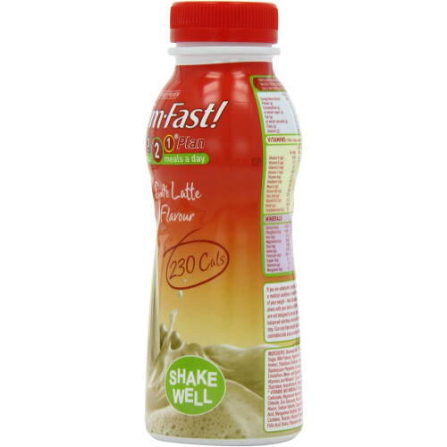 Slim.fast! Cafe Latte Shake 6 x 325ml 1