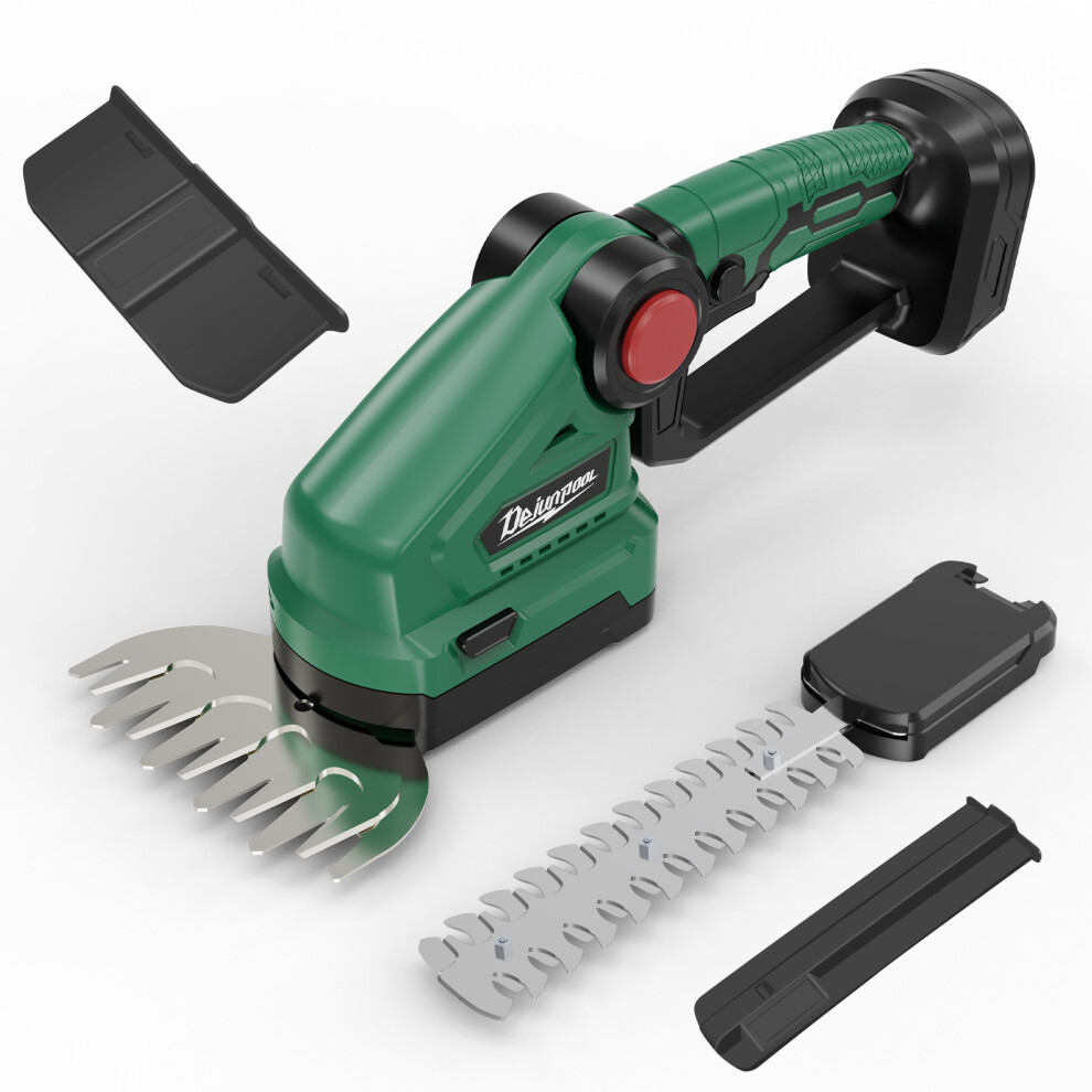 Versatile 2-in-1 Cordless Hedge Trimmer(No battery)